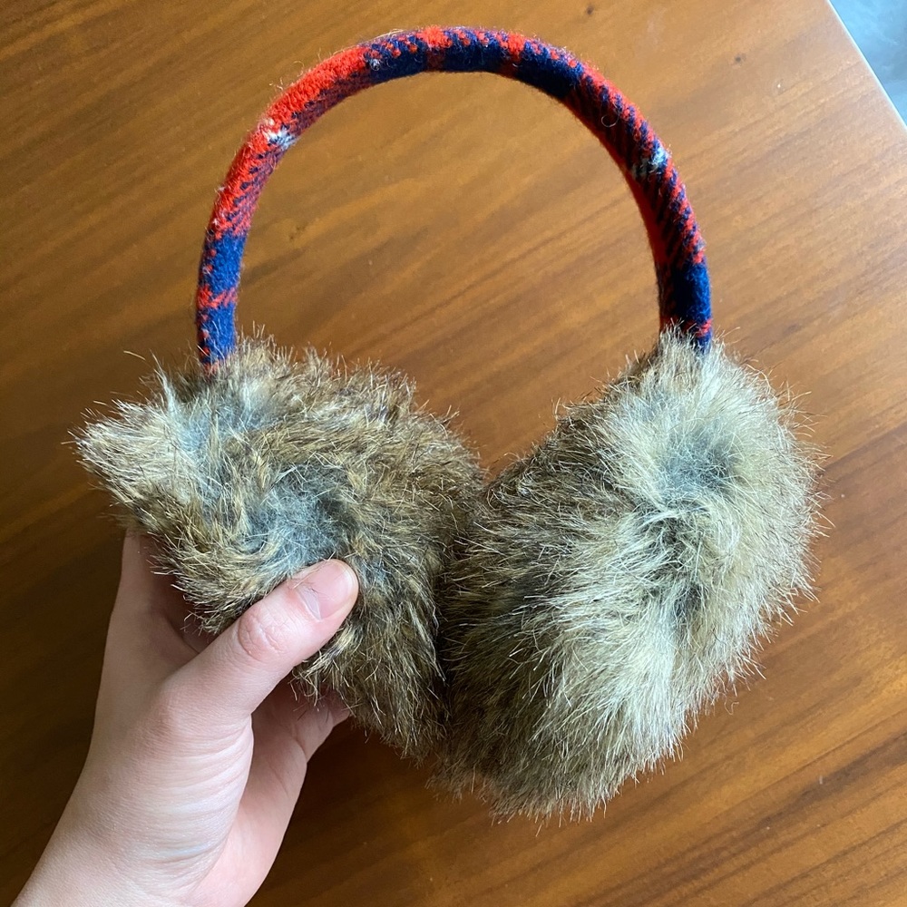 Jcrew Faux Fur Earmuffs